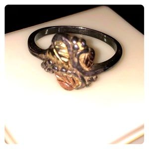 Vintage grape leaf ring- 12K gold. Accept offers.